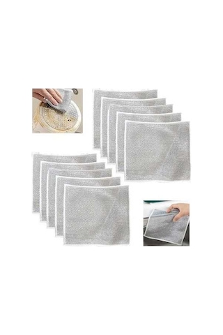 Besthome1 30 Adet Çok Amaçlı Çizilmez Bulaşık Bezi, Islak Kuru Mutfak Temizliği, Tezgah Ve Yemek Temizliği İçin Ev Dekorasyonu