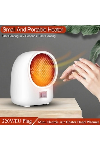 Trendooze 220v Mini Fan Isıtıcı, Hızlı Masaüstü Sıcaklık Arttırıcı