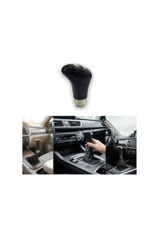 Manuel Vites Topuzu Üniversal Kaydırmaz Ergonomik Siyah Model 1 Glz03702080 Siyah
