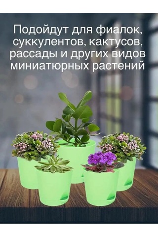 Interm Orkide Çiçek Sukulent Kaktüs İçin 1 Litre Otomatik Sulama Saksısı 137699991