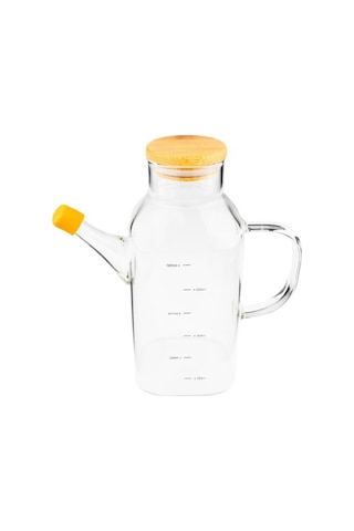 Bambum Petto - Bambu Kapaklı Yağdanlık 600ml Bambu