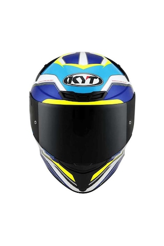 Kyt Tt-course Kask Grand Prıx Açık Mavi Beyaz