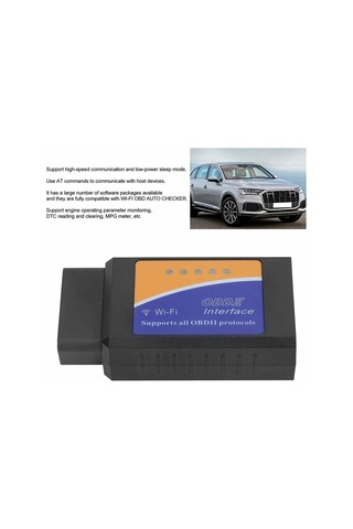 Mufunye Wıfı Obd2 Araç Tarayıcı Elm327 Tarayıcı Adaptörü İos, Android Ve Windows Cihazları İçin Profesyonel Araç Arıza Dedektörü Teşhis Aracı, Kod Okuyucu Aracı