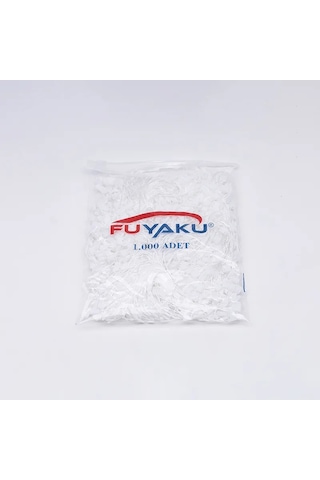 Fuyaku Kilitli İp Klips Beyaz 18 Cm 1.000 Adet