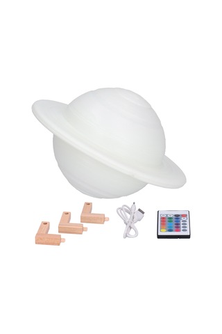 Rgb 16 Renk Yıldız Lambası Yenilikçi Gezegen Gece Lambası Uzaktan Kumandalı Ev Yatak Odası Dekoru İçin Diğer