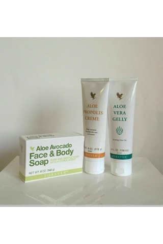 Forever Aloe Propolis Krem + Aloe Vera Gelly + Avocado Sabun