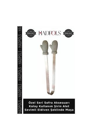 Özel Seri Sofra Aksesuarı Kolay Kullanım Şirin Alet Sevimli Eldiven Şeklinde Maşa
