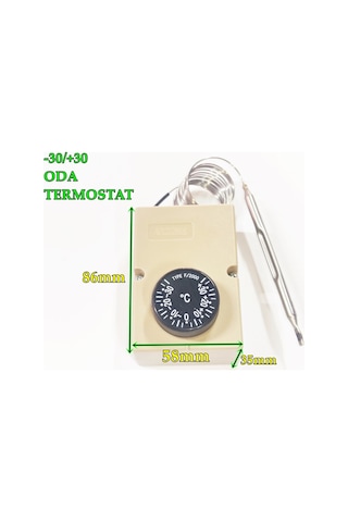 Buzdolabı Kuyruklu Oda Termostatı +30/-30 Type F/2000 - 555253441