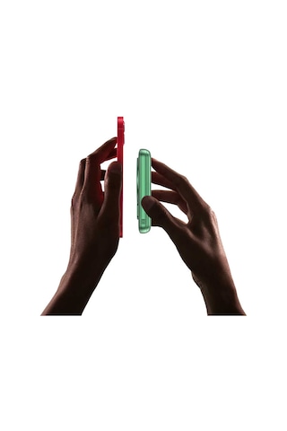 Led Göstergeli Kablosuz Magsafe Uyumlu 10000 Mah Powerbank Usb Ve Type-c Portlu, Wireless 5w Şarj Yeşil