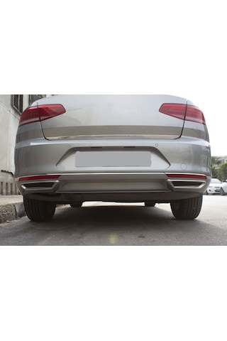 Vw Passat B8 Krom Difüzör Egzoz Çerçevesi 2015-2019 Arası