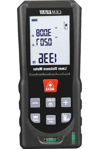 Tongxida 100m Lazer Ölçüm Aracı, Kırmızı Işık Açı İle Black Model 328ft