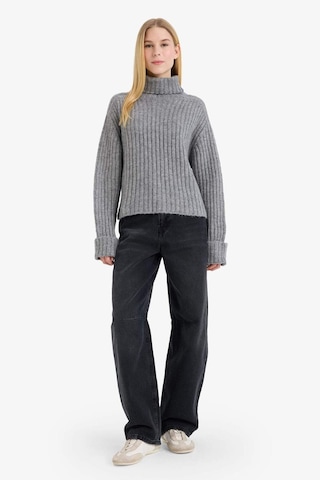 Defacto Oversize Geniş Kalıp Balıkçı Yaka Kazak G5463ax25wngr253 Gri-gr253
