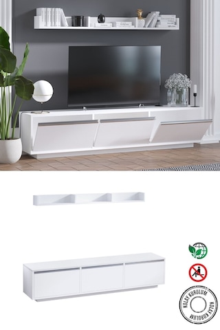 Decormet Prag Tv Ünitesi Beyaz Diğer