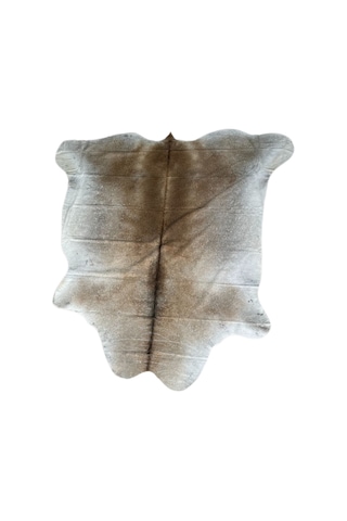 Doğal Renkli Dana Postu Halı - Naturel Halı Post Sarı Beyaz