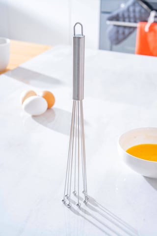 Evero Top Uçlu Çelik Çırpıcı - 30 Cm Inox