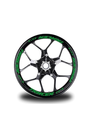 One Vıp Sale Tracer-07 Yazılı Prim Kalite 16lı Jant İçi Yazı Sticker Etiket Moto Aksesuarı Model:onevip-motorjant957 Çok Renkli