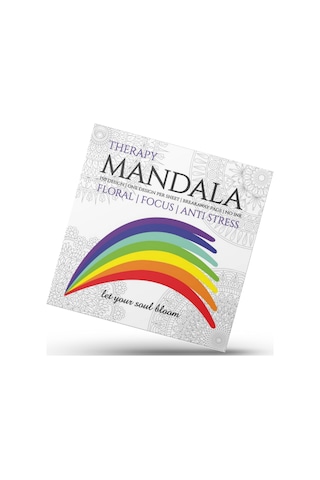Mandala Therapy Yetişkinler İçin Koparılabilir Boyama Kitabı 300 Sayfa