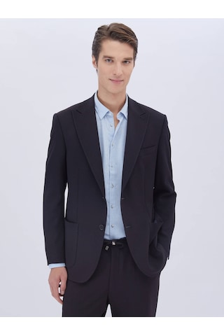Kip Lacivert Mikro Modern Fit Takım Elbise Çok Renkli
