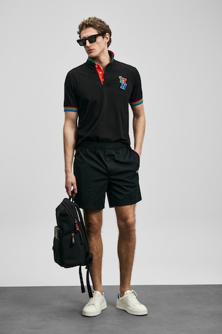 Lufian Fun Smart Erkek Polo Tişört Siyah Siyah 111040231100100 Siyah