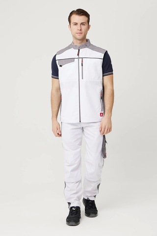 Allium Yazlık İş Ve Outdoor Yelek Beyaz-a.gri