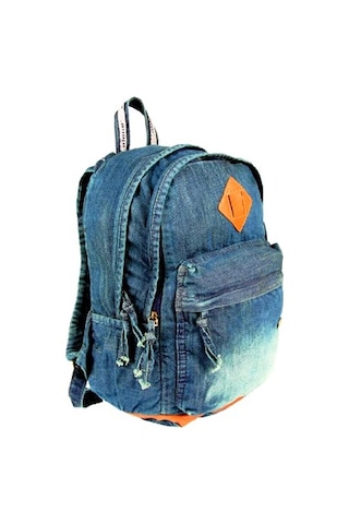 Alone Sırt Çantası Yeşil Kot Denim Unisex 5121