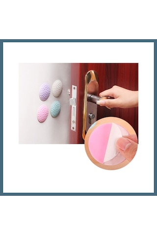 Agc Uygun Sepet Çok Amaçlı Silikon Kapı Duvar Koruyucu Tampon 4lü Paket Agc