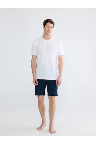 LC Waikiki Lc Waıkıkı Lacivert Slim Fit Erkek Pijama Alt Şort Navy