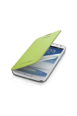 Orijinal Koruyucu Ekran Kapağı/flip-cover Efc-1j9flegstd Galaxy Note 2 / Note 2 Lte İle Uyumlu Limon Yeşili 50 x 22