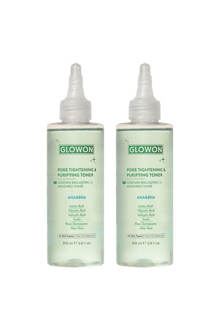 Glowon Aha-Bha Gözenek Sıkılaştırıcı ve Arındırıcı Tonik 2 x 200 ML Glowon Aha-Bha Gözenek Sıkılaştırıcı ve Arındırıcı Tonik 2 x 200 ML