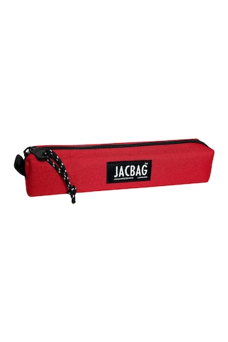 Jacbag Prizma Jac Tek Bölmeli Kırmızı Kız Çocuk Kalemlik Çok Renkli