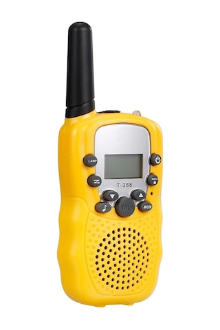 Fortunelane Erkek-çocuk Uyumlu Kablosuz Konuşur 8 Kanal 3 Km Menzil Vox Otomatik Gürültü Engelleme Outdoor Kamp Turizm Sarı