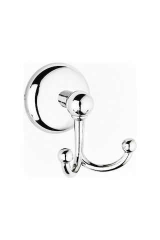 Krom Yapışkanlı Bornoz & Havlu Askılığı – 2 Kancalı (Çatallı) Metal Askı, Şık & Dayanıklı Tasarım - (S-112) Krom Yapışkanlı Bornoz & Havlu Askılığı – 2 Kancalı (Çatallı) Metal Askı, Şık & Dayanıklı Tasarım - (S-112)