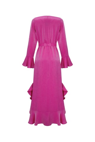 Senna Henrıetta Dress Fuşya Fuşya