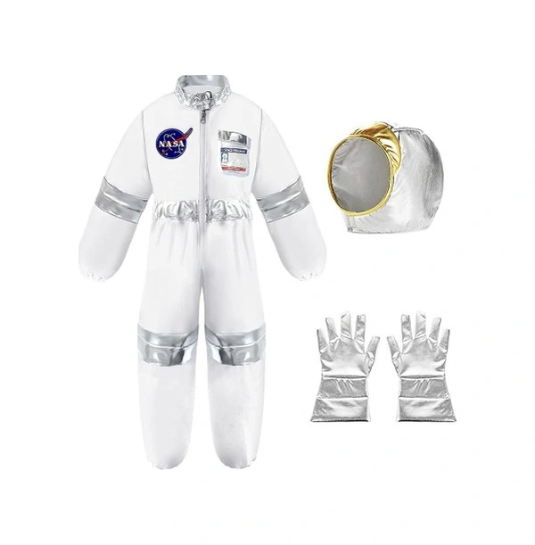 Nasa Pilot Kostüm Çocuk Astronot Kostüm Erkek Çocuk Kız Uzay Giydirme Rol Oynama Doğum Günü Hediyesi Cadılar Bayramı
