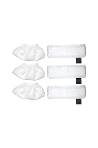 Neevoyu Karcher Sc2/sc3/sc4/sc5 İçin 3 Adet Gürültü Kapısı Ve 3 Adet Mikrofiber Pedal Seti - Temizlik Aksesuarı