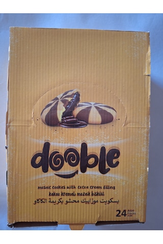 Dooble Kakao Kremalı Mozaik Bisküvi 56 Gr 24 Adet