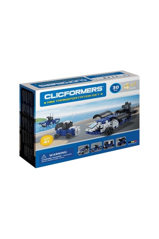 Clicformers Mini Transportation Set - 30 Parça