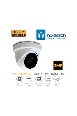2 Megapiksel 1080P Full Hd Dome Tipi İç Mekan Güvenlik Kamerası