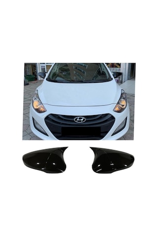 Hyundai İ30 2012 Yarasa Ayna Kapağı - abs Plastik - Parlak Siyah