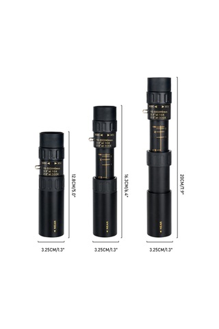 Suofeng 10-30x Bak4 Prisma Fmc Lens Monoküler Teleskop, Gece Görüşlü, Telefon Tutucu Ve Tripod İle, Doğa, Kuş İzleme, Kamp İçin