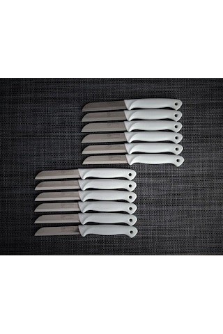 Solingen Beyaz Simli Meyve Bıçağı 12'li