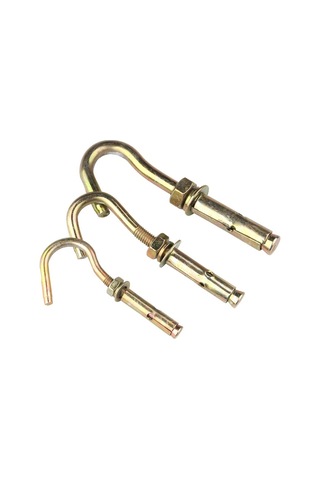 Genişleme Vidası, Paslanmaz Çelik Genleşme Cıvataları, Vidalar, Açık Genişleme Kancası Genleşme Ankraj Cıvatası, M10100 90 12 x 100 MM