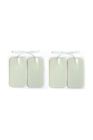 Fizyopol 5 x 9 CM Kablolu Dikdörtgen Tens Pedi 4'lü Fizyopol 5 x 9 CM Kablolu Dikdörtgen Tens Pedi 4'lü