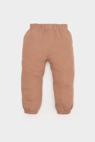 DeFacto Erkek Bebek 2'li Takım Uzun Kollu Üst Esnek Belli Pantolon E7728A525SPER238 Ekru