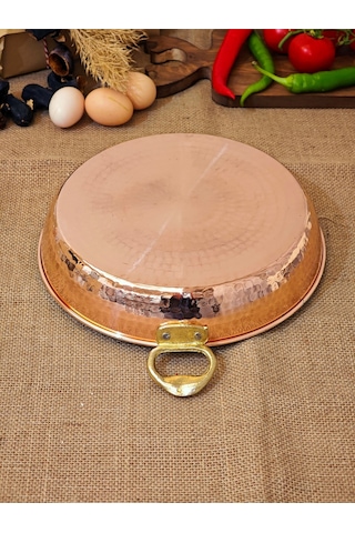 Moda Bakır Bakır Yumurta Sahani 27 Cm Diğer