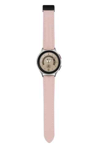 Tongxida 22mm Yivli Hakiki Deri Saat Kordonu, Siyah Tokalı