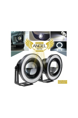 OtoÇizgi Angel Sis Farı 89mm Beyaz Universal Mercekli Sis OtoÇizgi