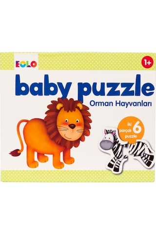 +1 Yaş Orman Hayvanları Baby Puzzle (Eolo)