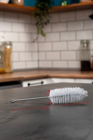 Mienda Home Baharatlık Temizleme Fırçası Beyaz