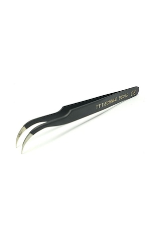 Tt-technıc Esd-15 Antistatik Eğri Uçlu Cımbız 120 MM